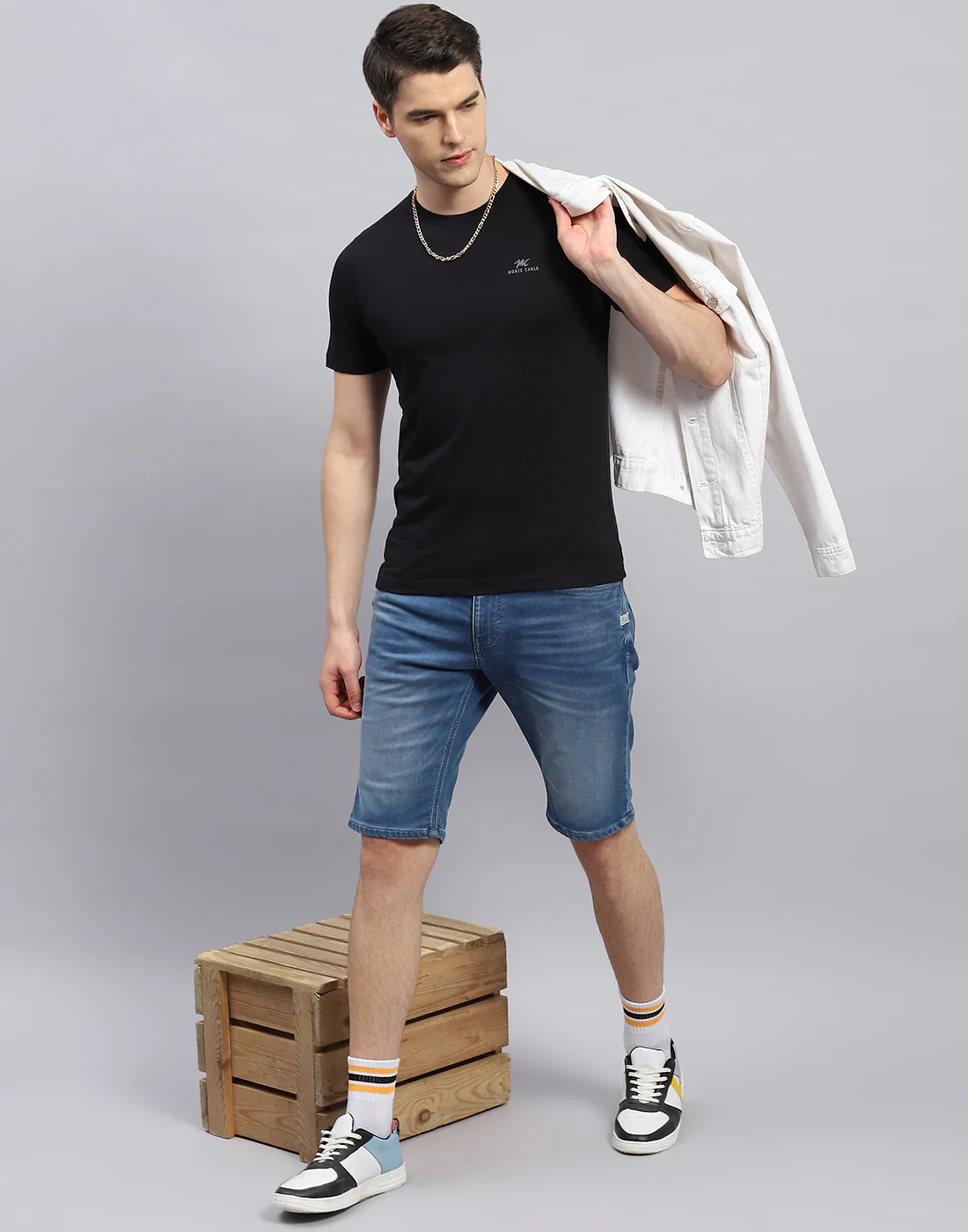 Men Black Solid Round Neck Half Sleeve T-Shirt (Pack of 3) - Image 2