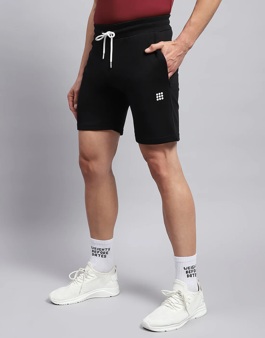 Rock.it Men Black Solid Smart Fit Short - Image 4