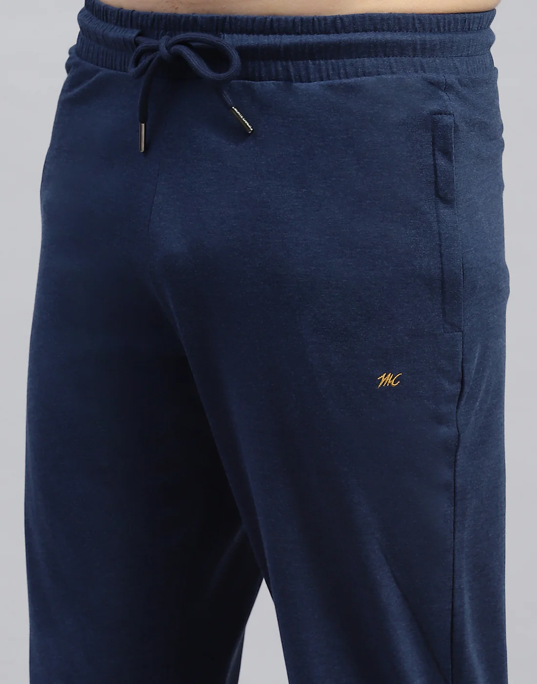 Men Blue Printed Round Neck Half Sleeve Lower Set - Image 8