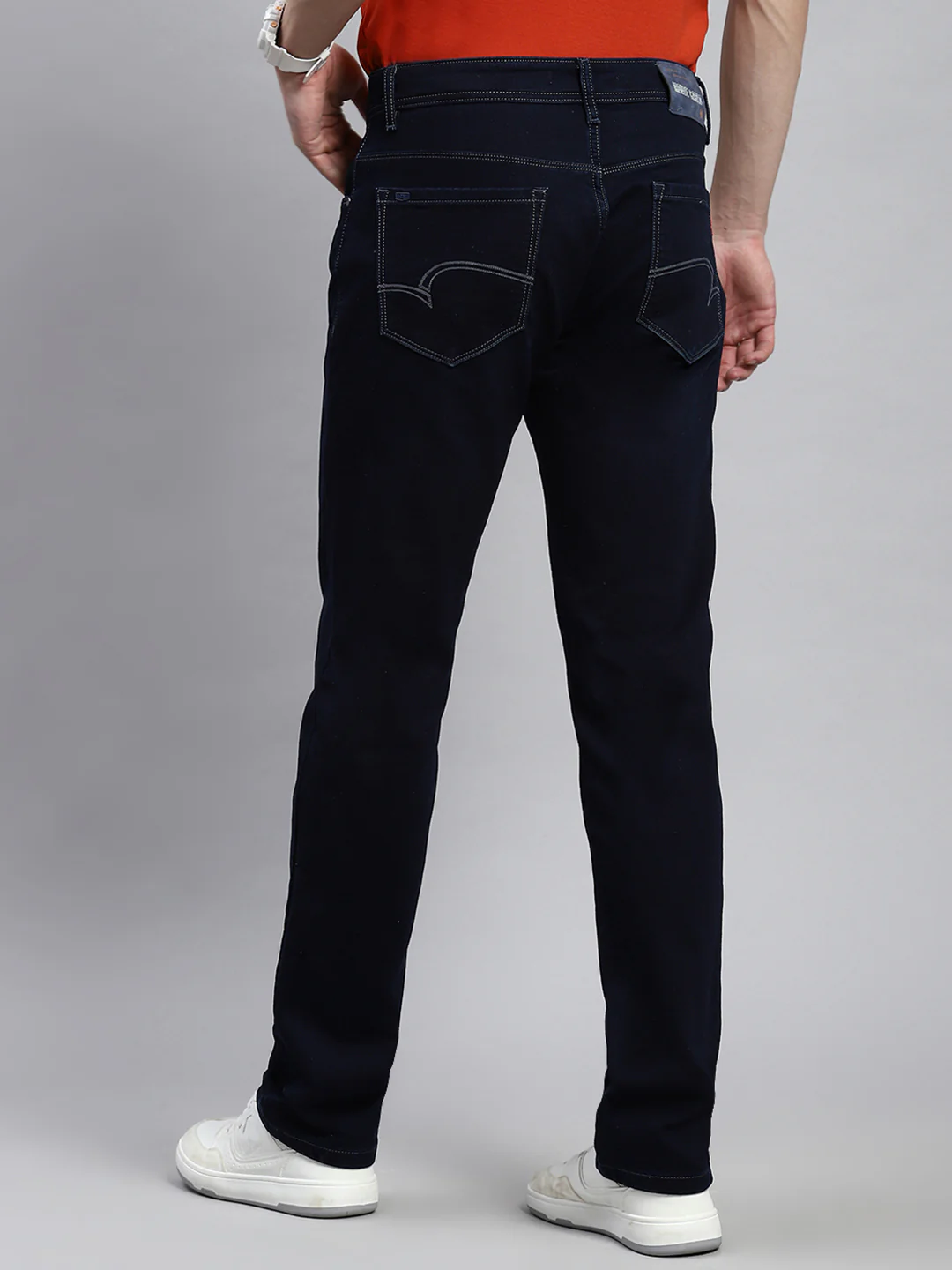 Men Blue Regular Fit Denim - Image 5