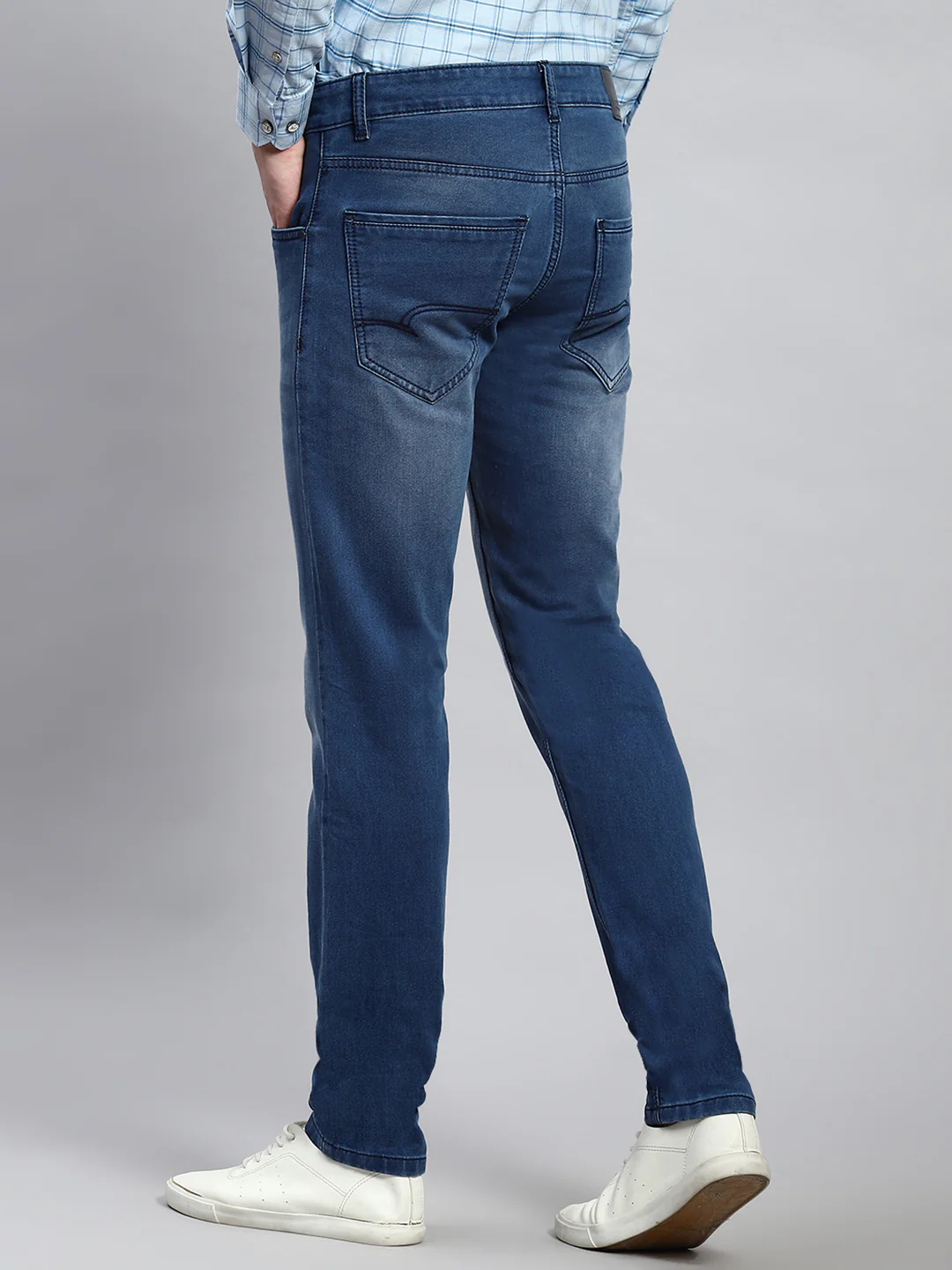 Men Blue Skinny Fit Denim - Image 5