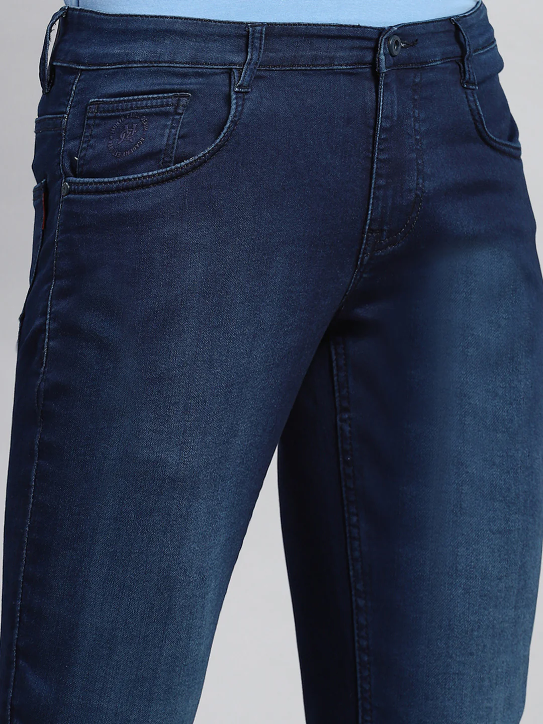 Men Blue Skinny Fit Denim - Image 6