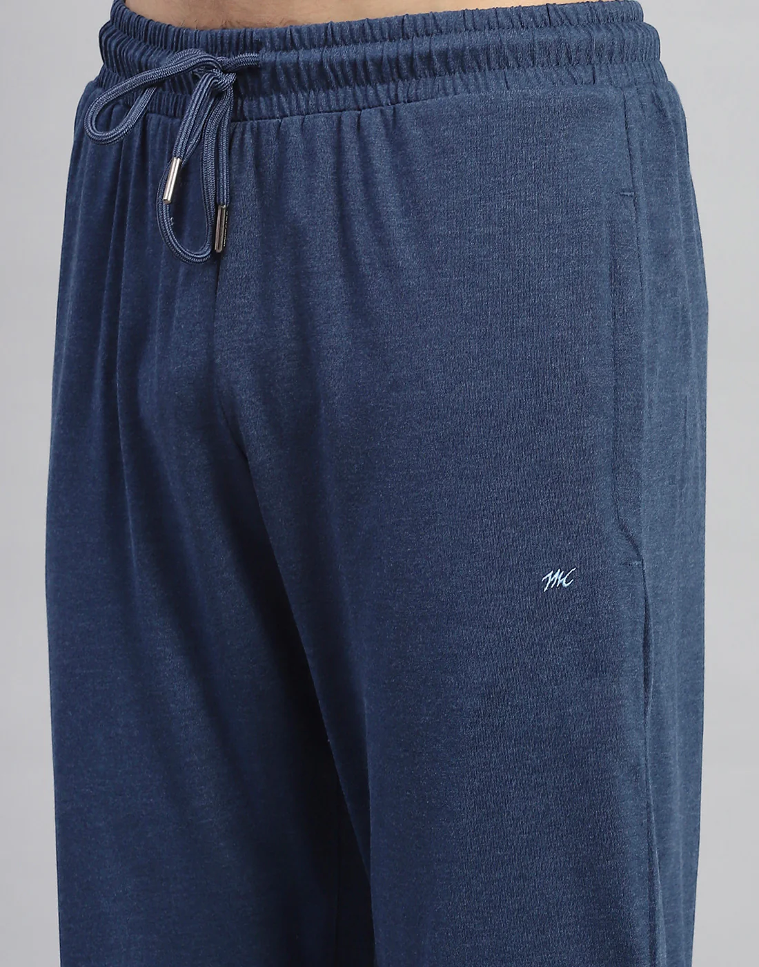 Men Blue Solid Half Sleeve Lower Set - Image 8