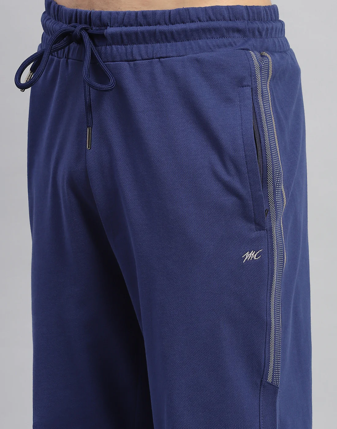 Men Blue Solid Half Sleeve Lower Set - Image 8