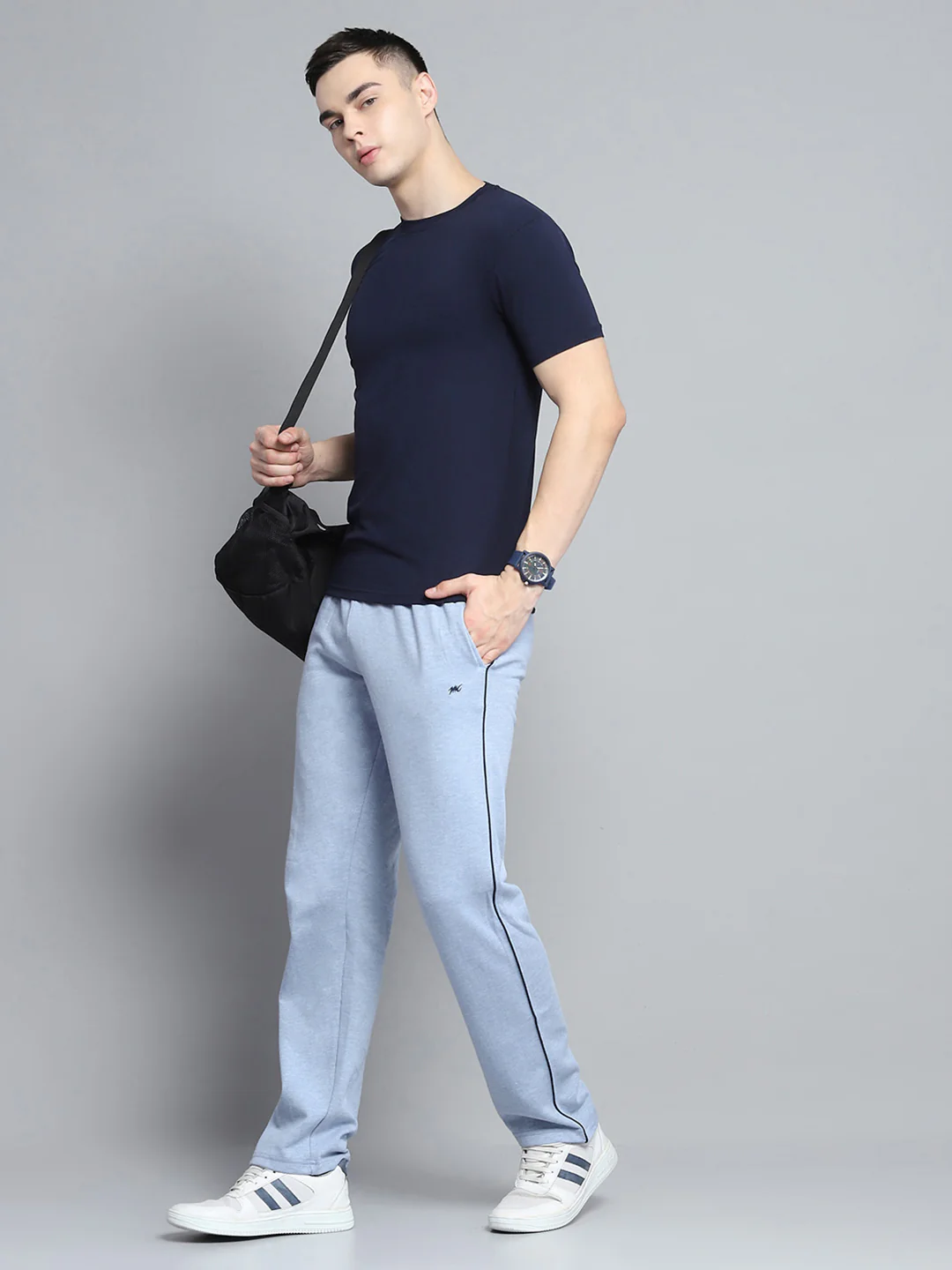 Men Blue Solid   Lower - Image 2