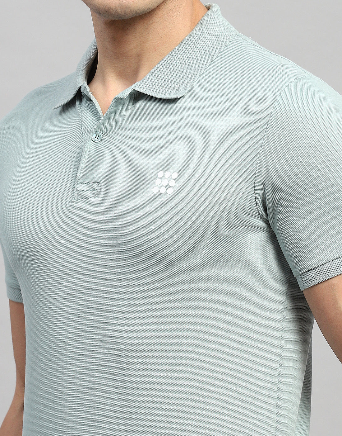 Rock.it Men Blue Solid Polo Collar Half Sleeve T-Shirt - Image 7