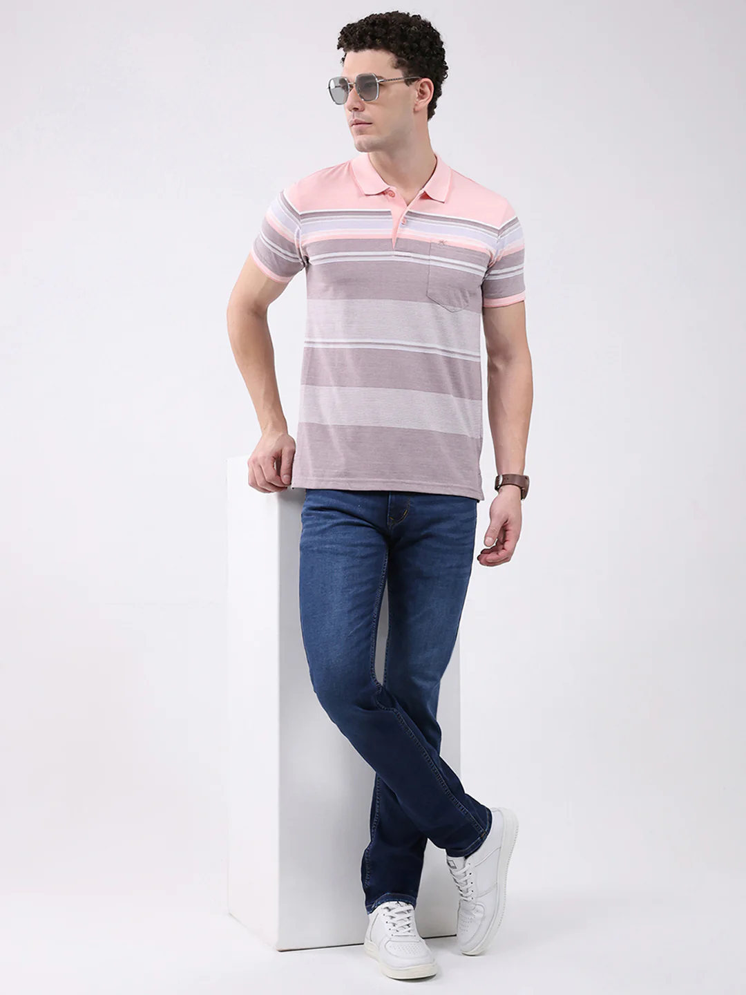 Men Blue Solid Skinny Fit Denim - Image 2