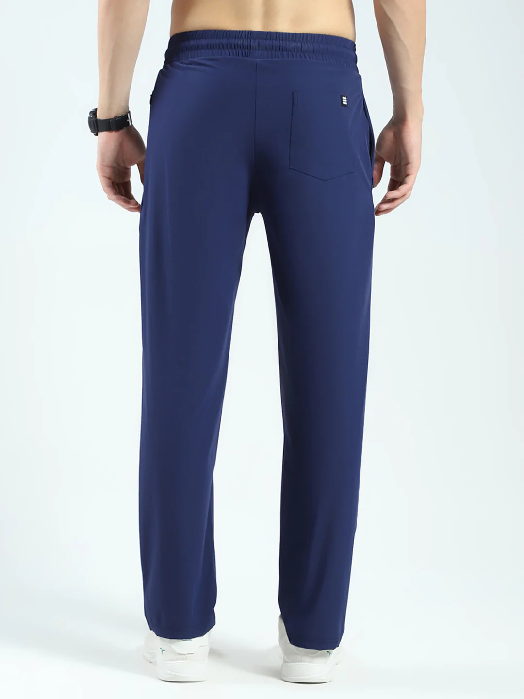 Rock.it Men Blue Solid Regular Fit Lower - Image 5
