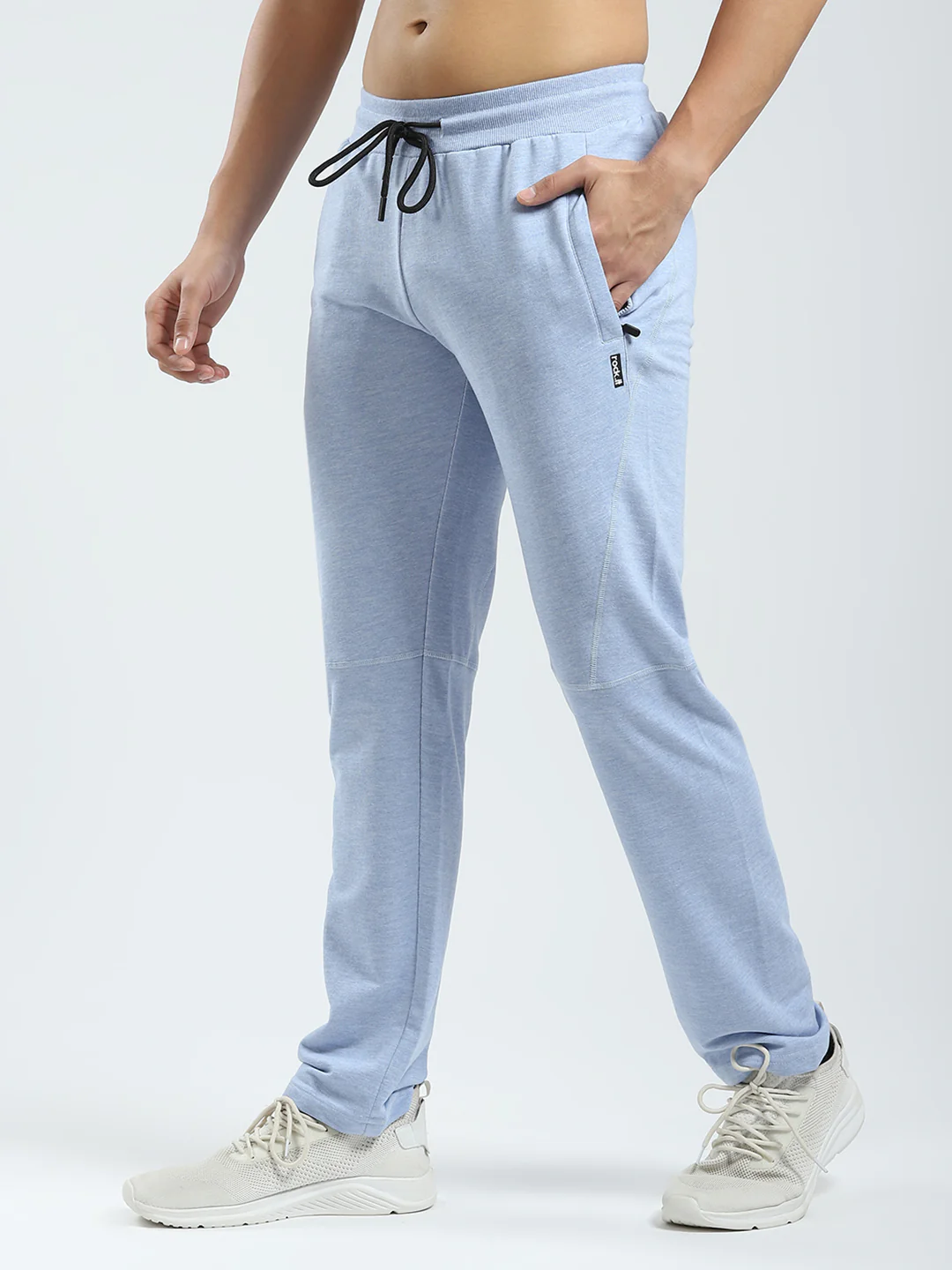 Rock.it Men Blue Solid Regular Fit Lower - Image 3