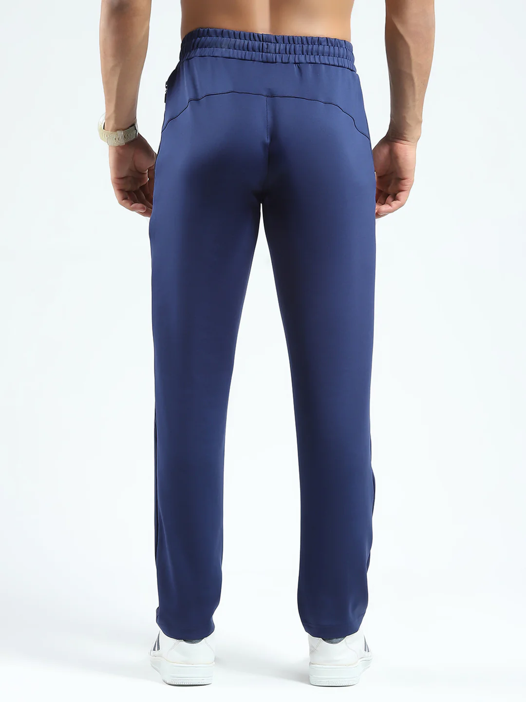 Rock.it Men Blue Solid Regular Fit Lower - Image 5
