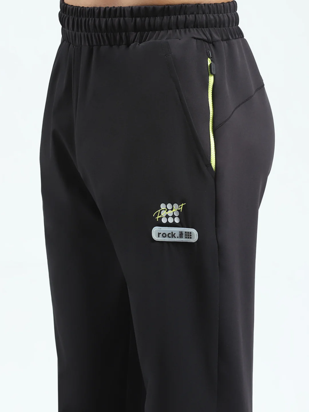 Rock.it Men Blue Solid Regular Fit Lower - Image 6