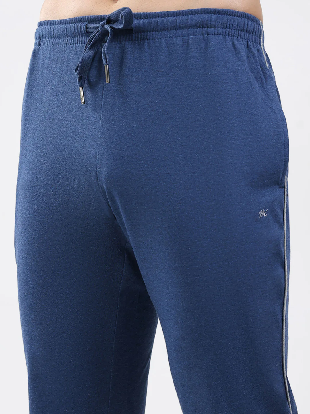 Men Blue Solid Regular Fit Lower - Image 6