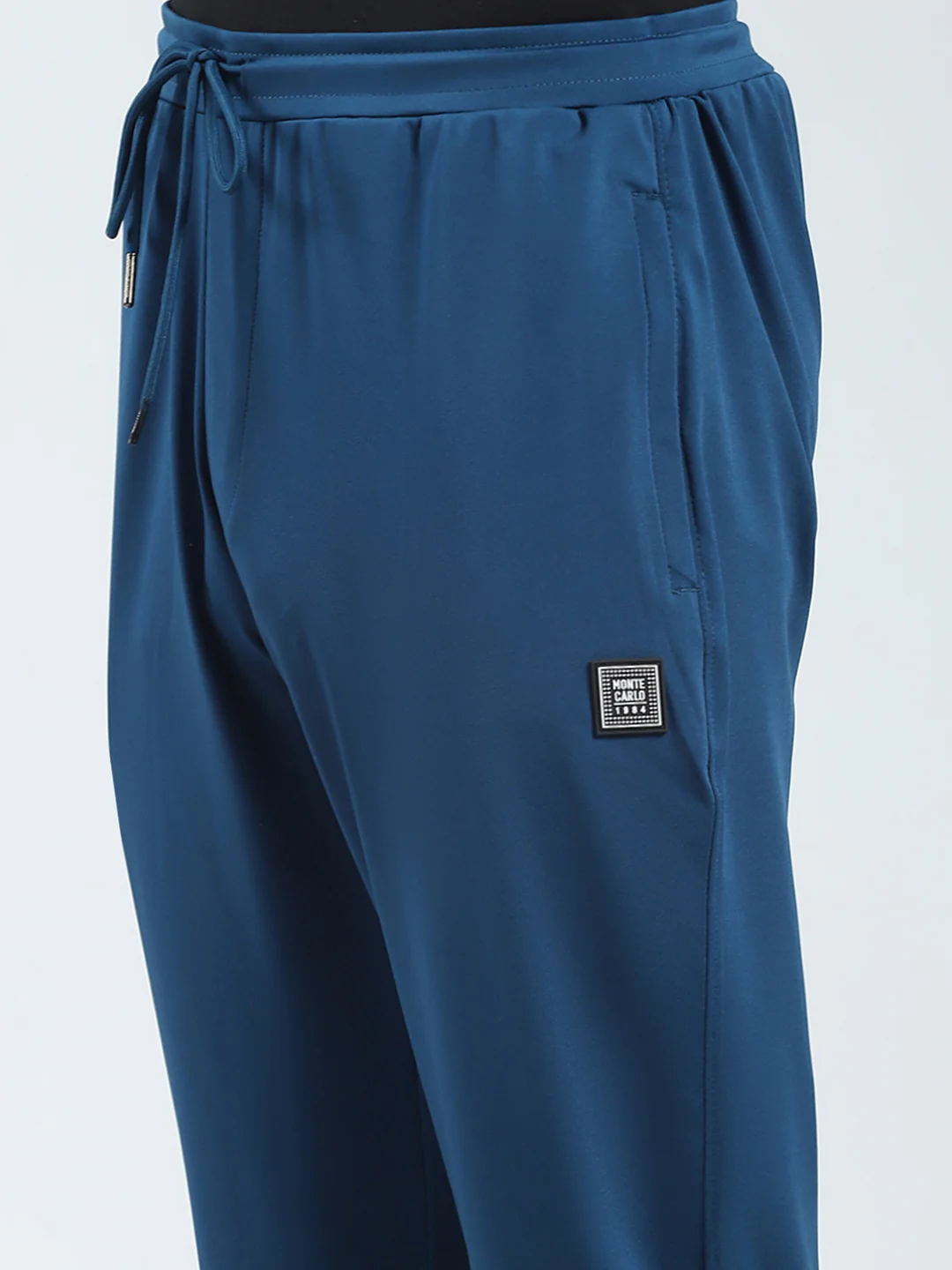 Men Blue Solid Regular Fit Lower - Image 6