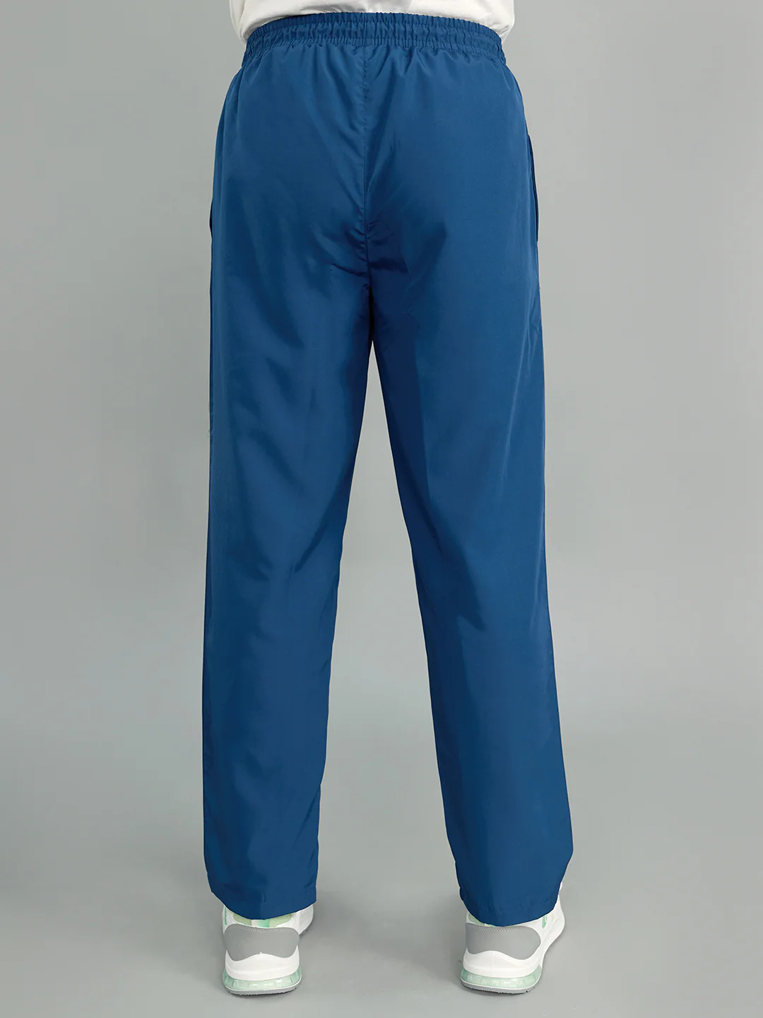 Men Blue Solid Regular Fit Lower - Image 4
