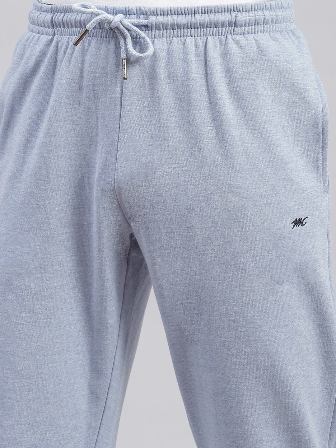 Men Blue Solid Regular Fit Winter Lowers - Image 6