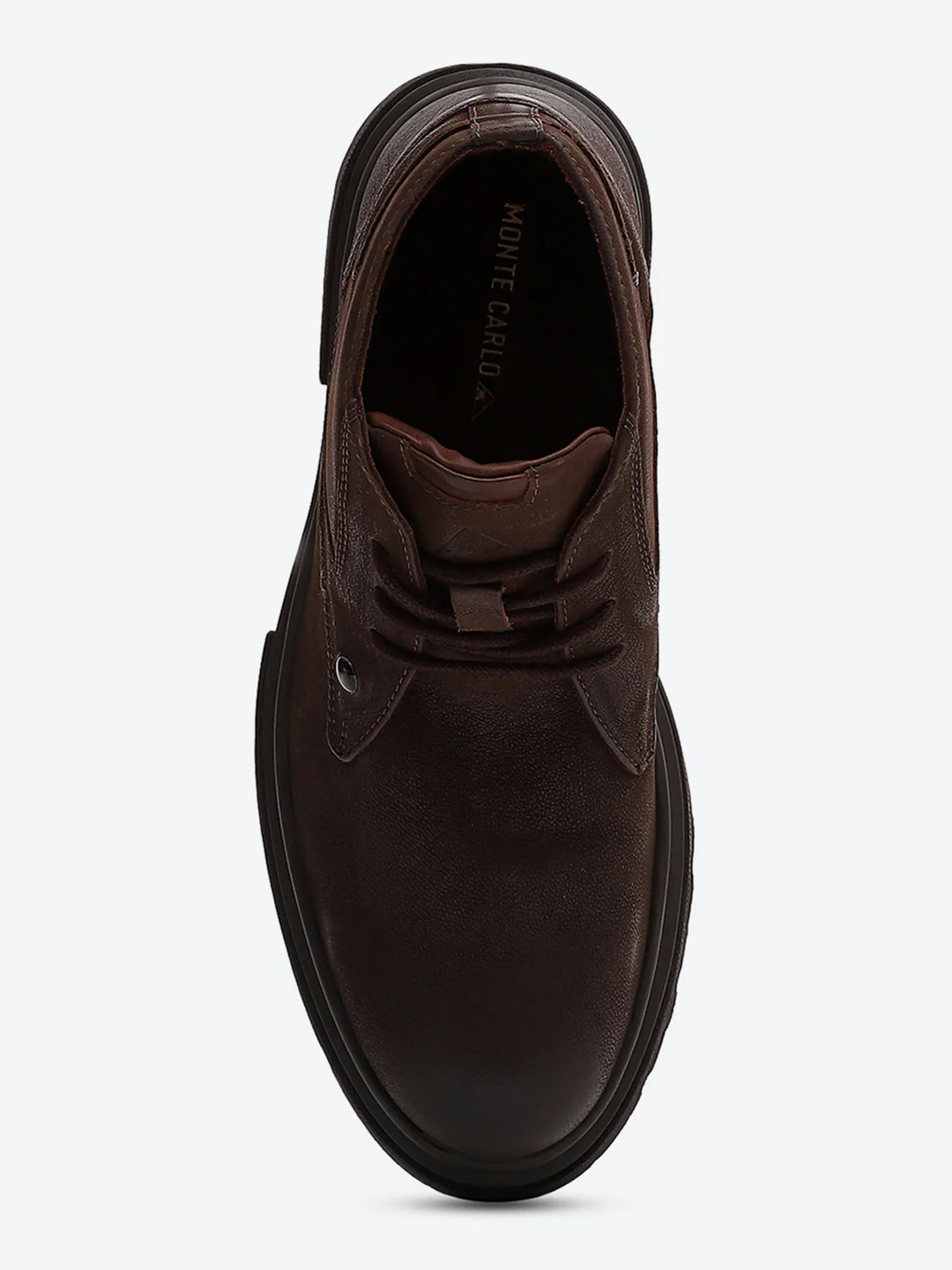 Men Brown Lace Up Genuine Leather Comfortable and Light weight Outdoor Boots - Image 6