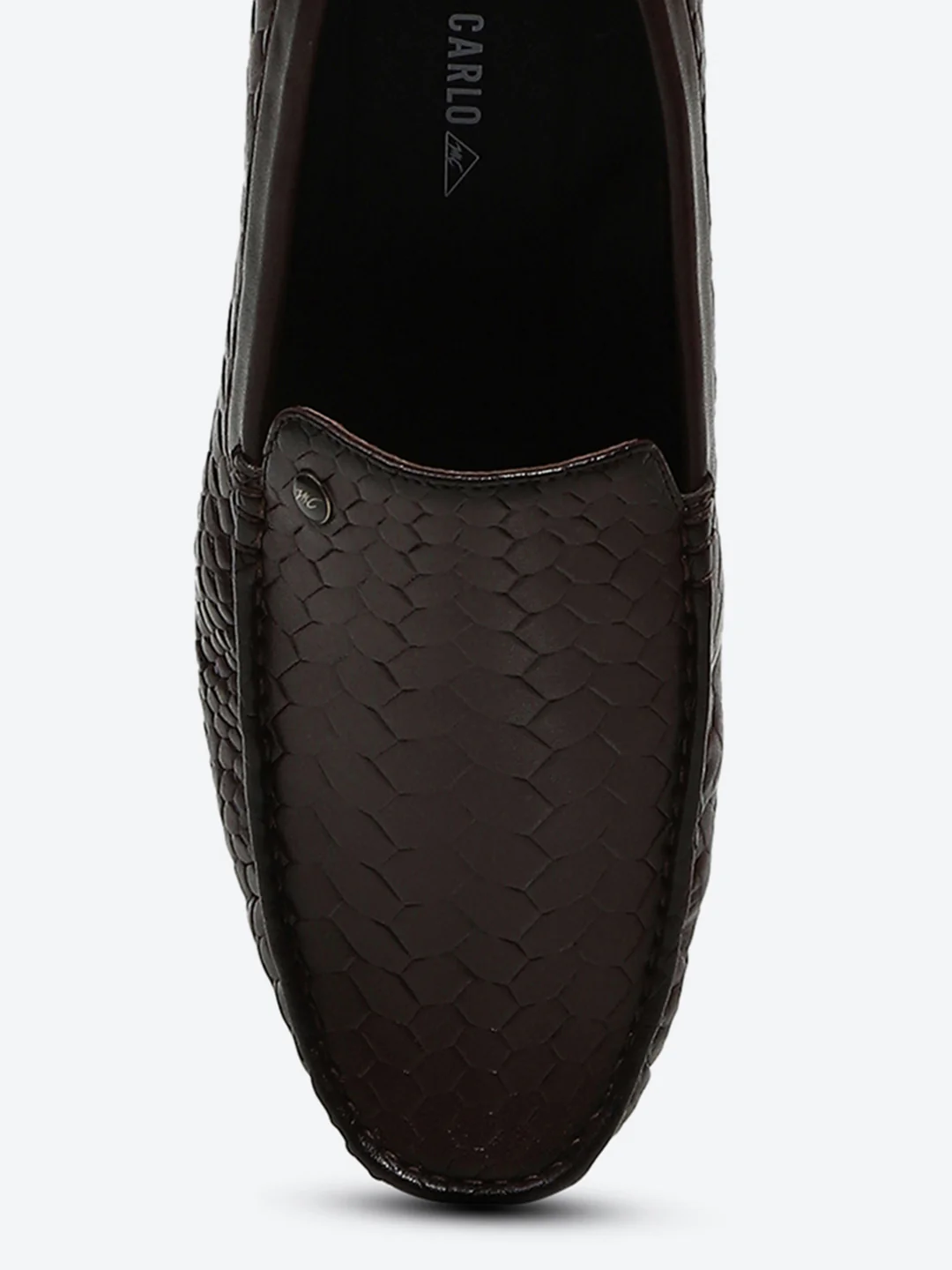 Men Brown Slip on Microfibre Loafers - Image 6