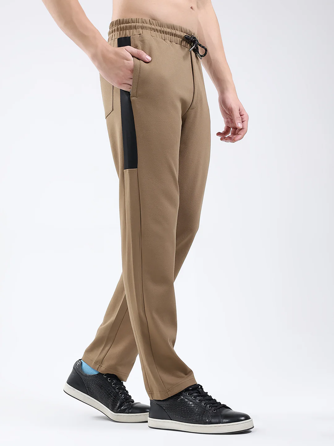 Men Brown Solid Regular Fit Winter Lower - Image 3