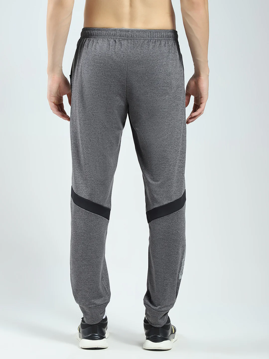 Rock.it Men Charcoal Solid Regular Fit Lower - Image 5