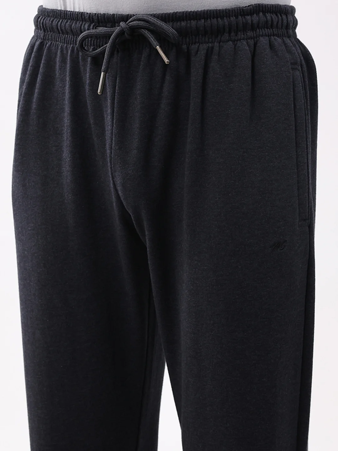 Men Charcoal Solid Regular Fit Winter Lower - Image 6