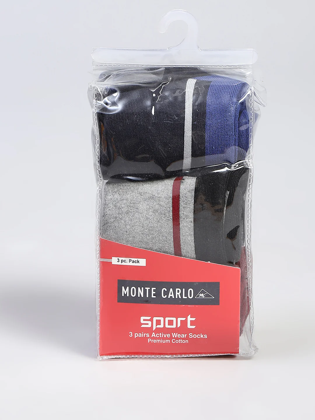 Men Cotton Blend Self Design Calf Length Socks (Pack of 3) - Image 14
