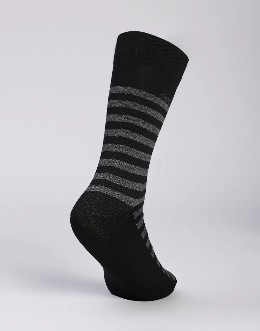 Men Cotton Blend Solid Calf Length Socks (1 Pair) - Image 4