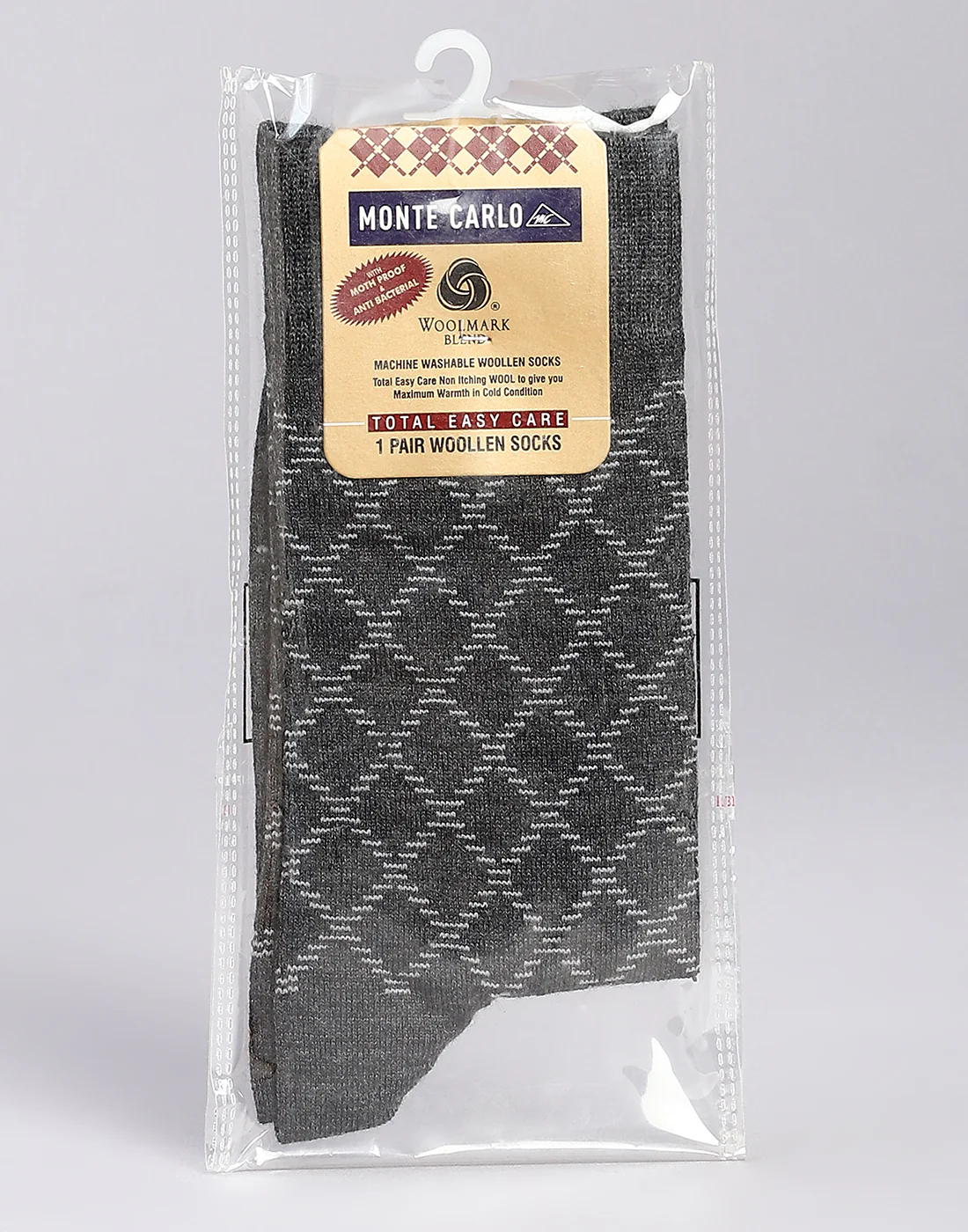 Men Cotton Blend Solid Calf Length Socks (1 Pair) - Image 5
