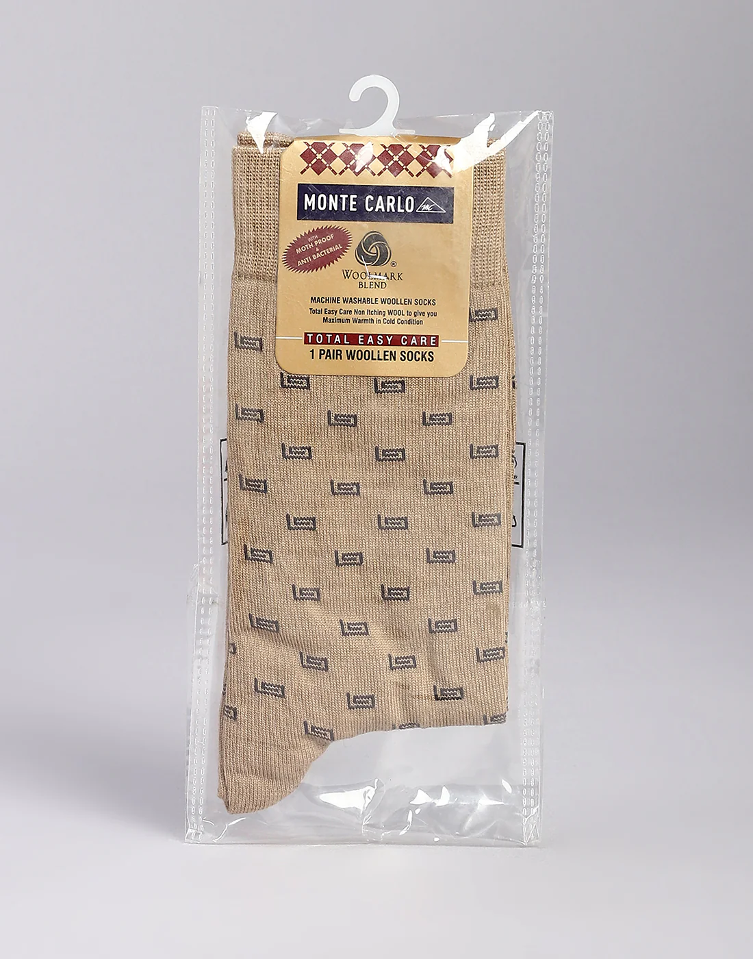 Men Cotton Blend Solid Calf Length Socks (1 Pair) - Image 5