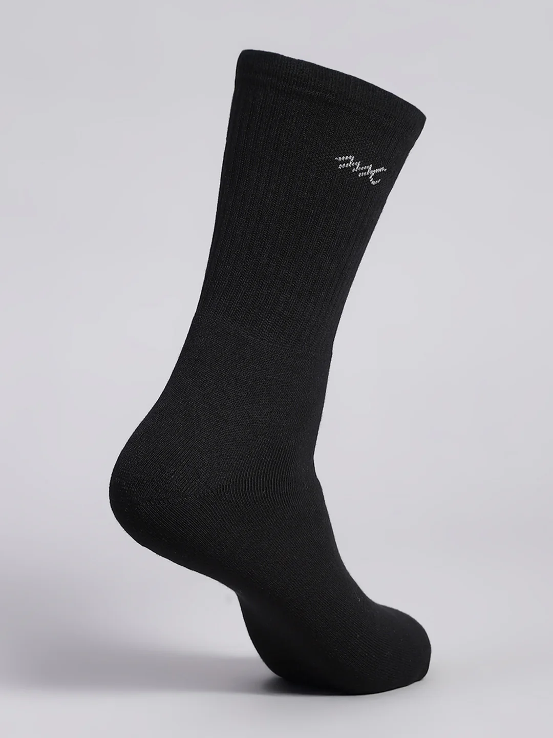 Men Cotton Blend Solid Calf Length Socks (Pack of 3) - Image 13