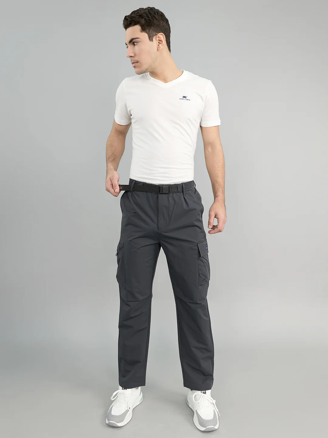 Men Dark Green Solid Regular Fit Lower - Image 7