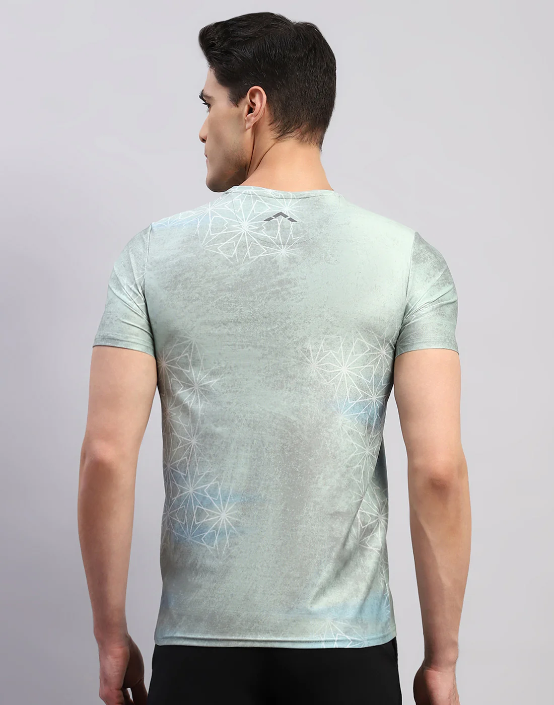 Rock.it Men Green Printed Round Neck Half Sleeve T-Shirt - Image 5