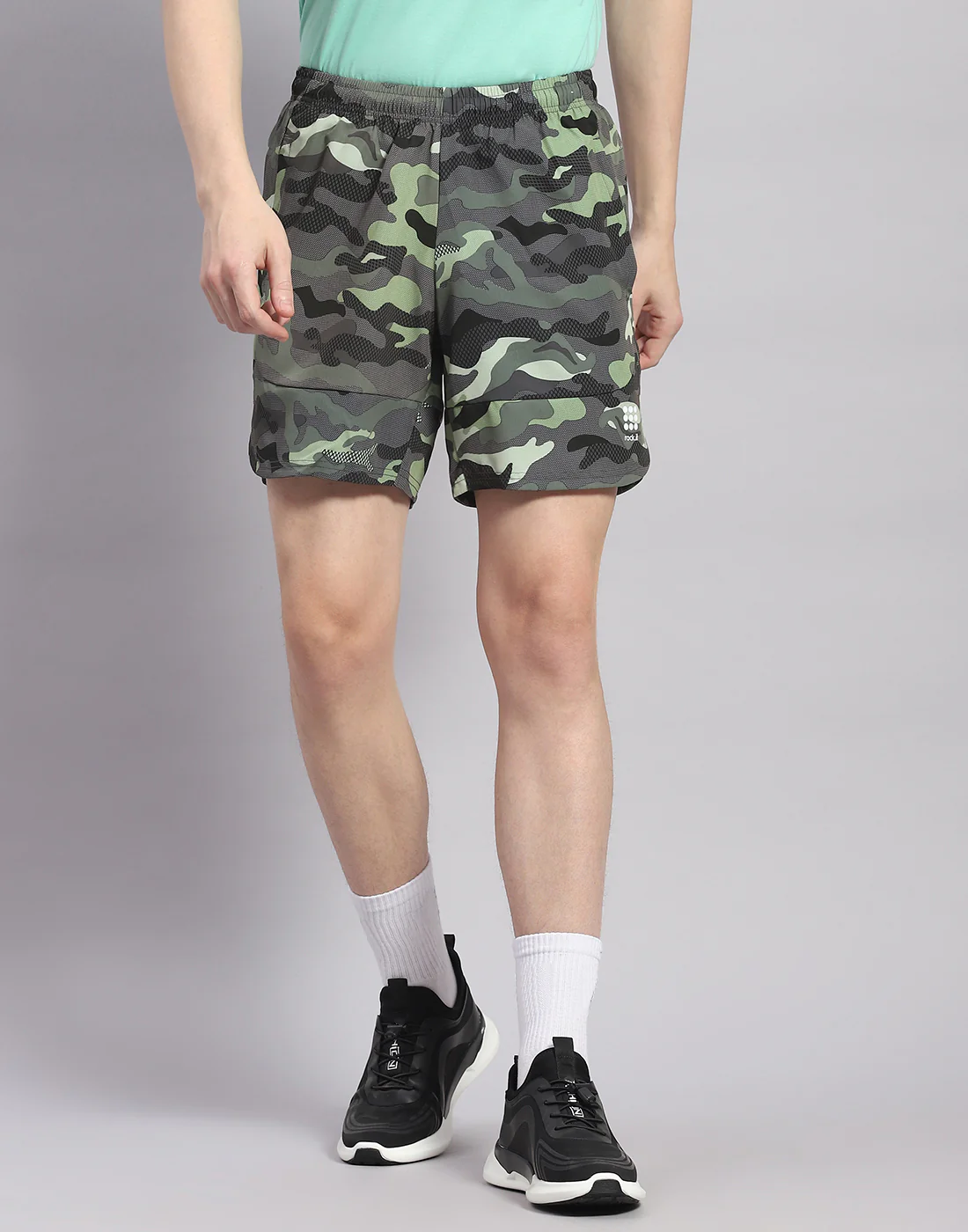 Rock.it Men Green Printed Short - Image 3