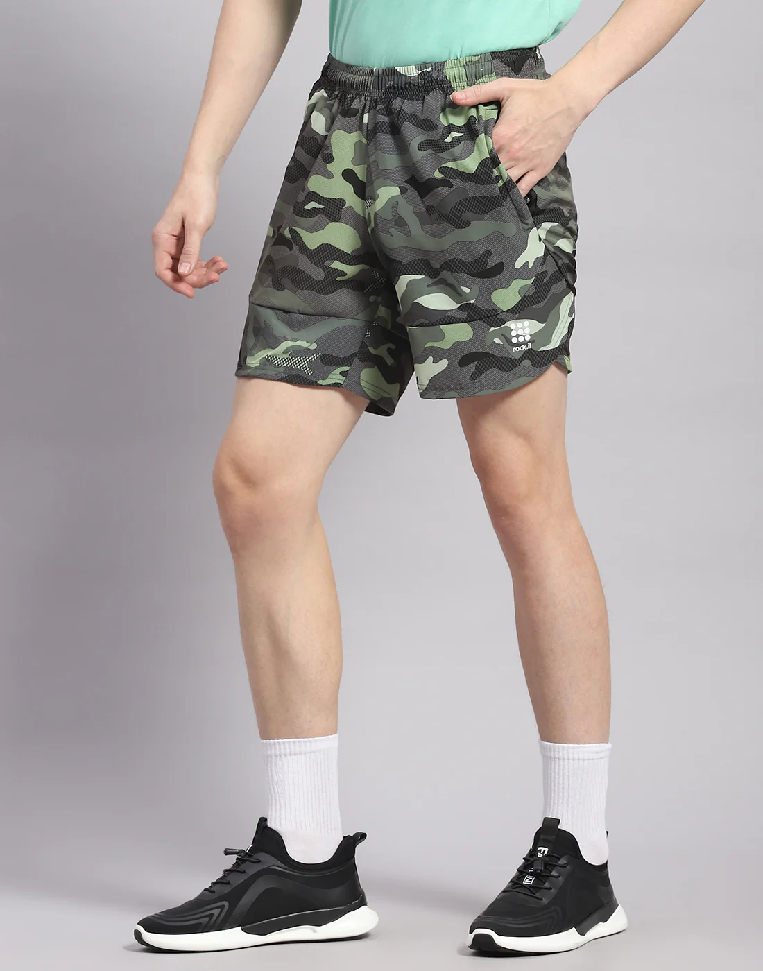 Rock.it Men Green Printed Short - Image 4