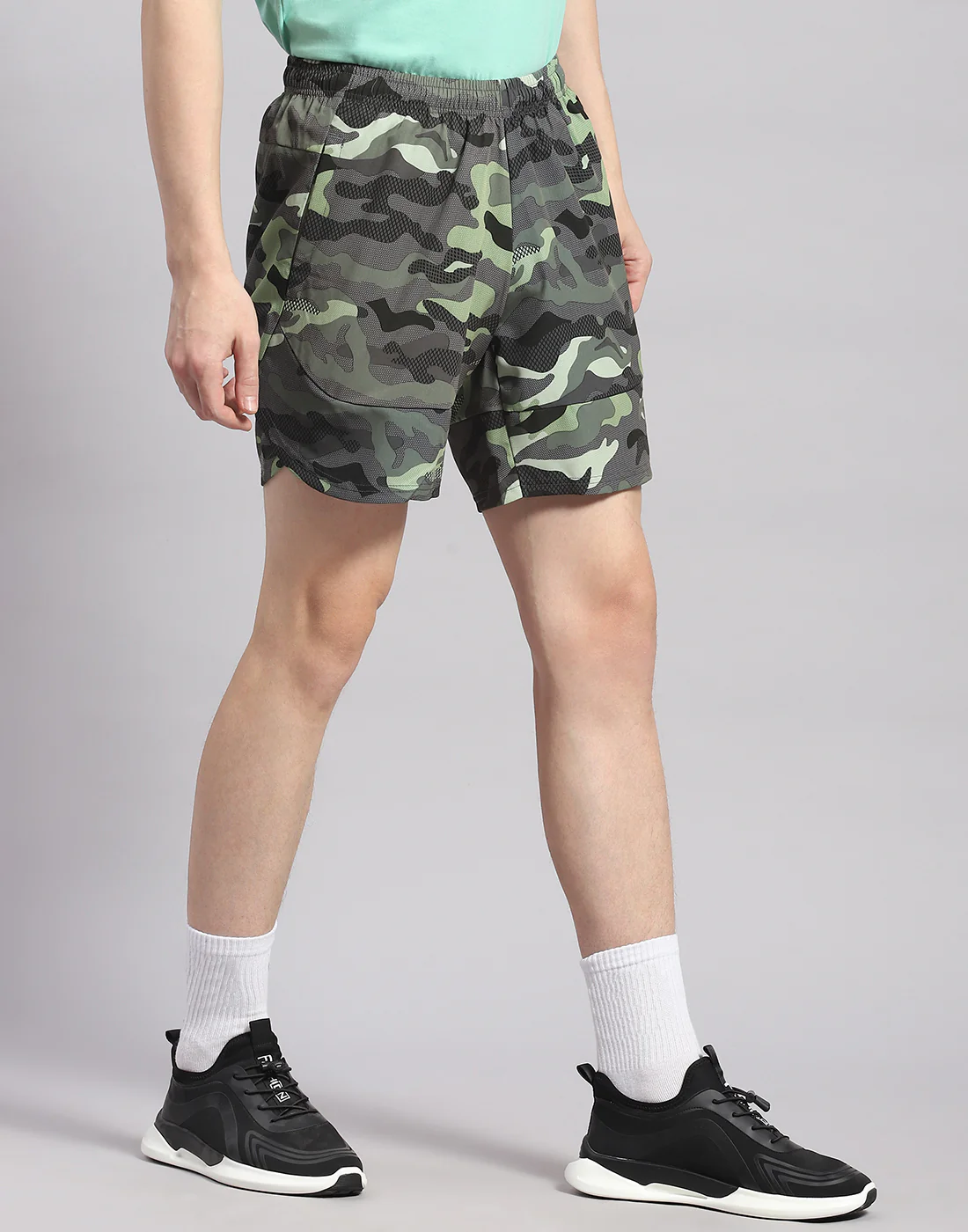 Rock.it Men Green Printed Short - Image 5