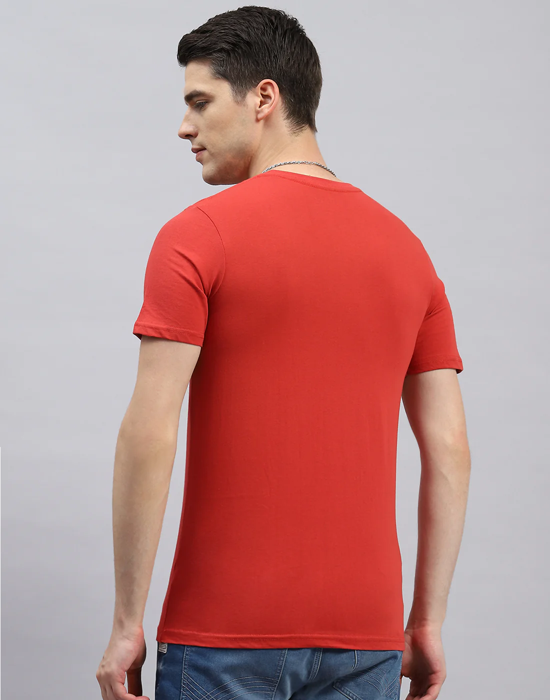 Men Green, Red & Blue Solid Round Neck Half Sleeve T-Shirt (Pack of 3) - Image 9