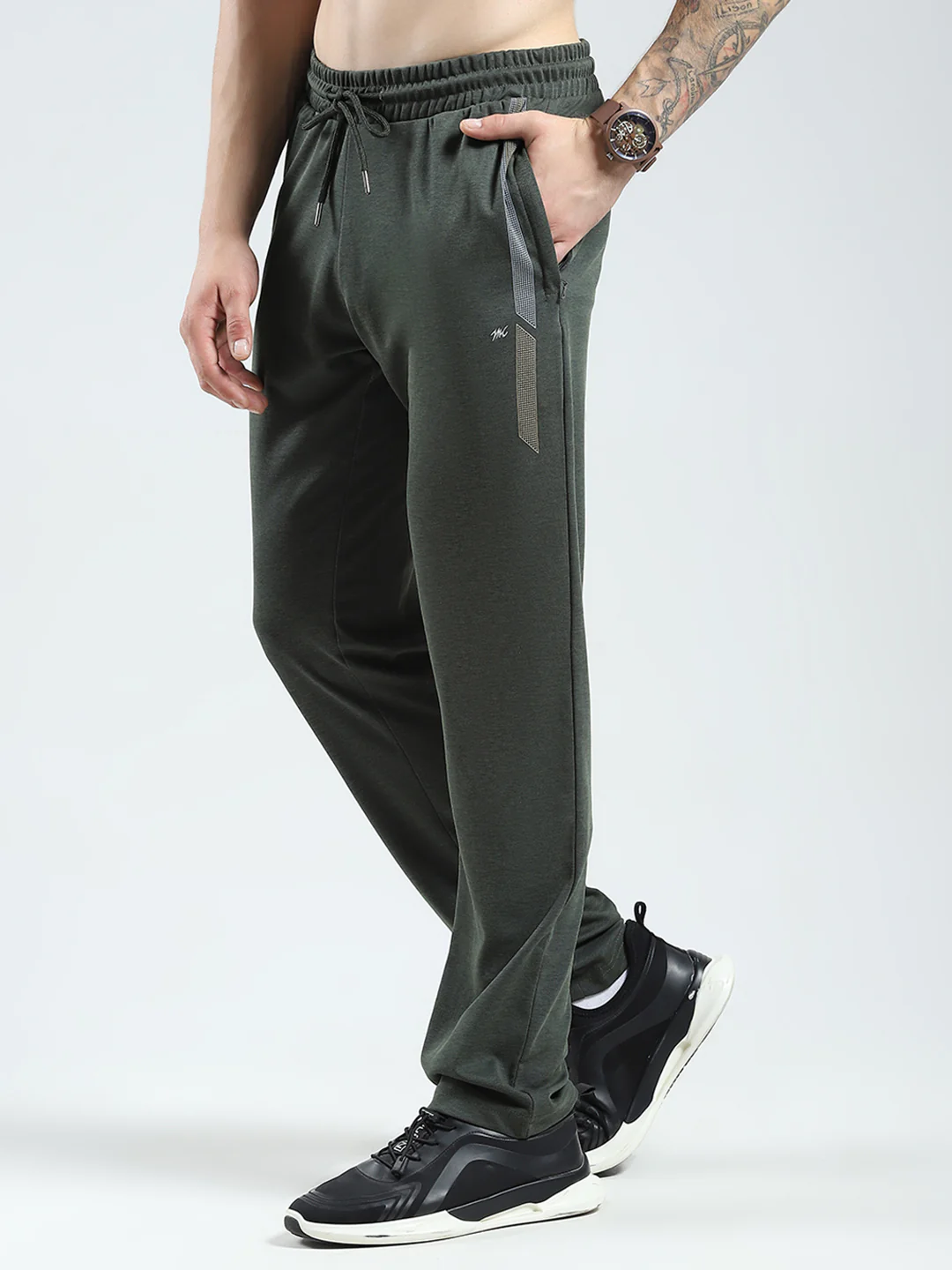Men Green Solid Collar Half Sleeve Lower Set - Image 8