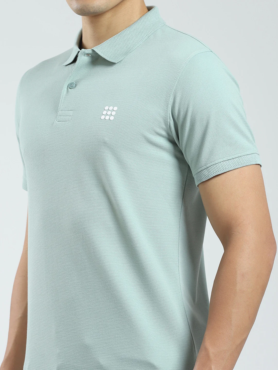 Rock.it Men Green Solid Collar Half Sleeve T-Shirt - Image 7