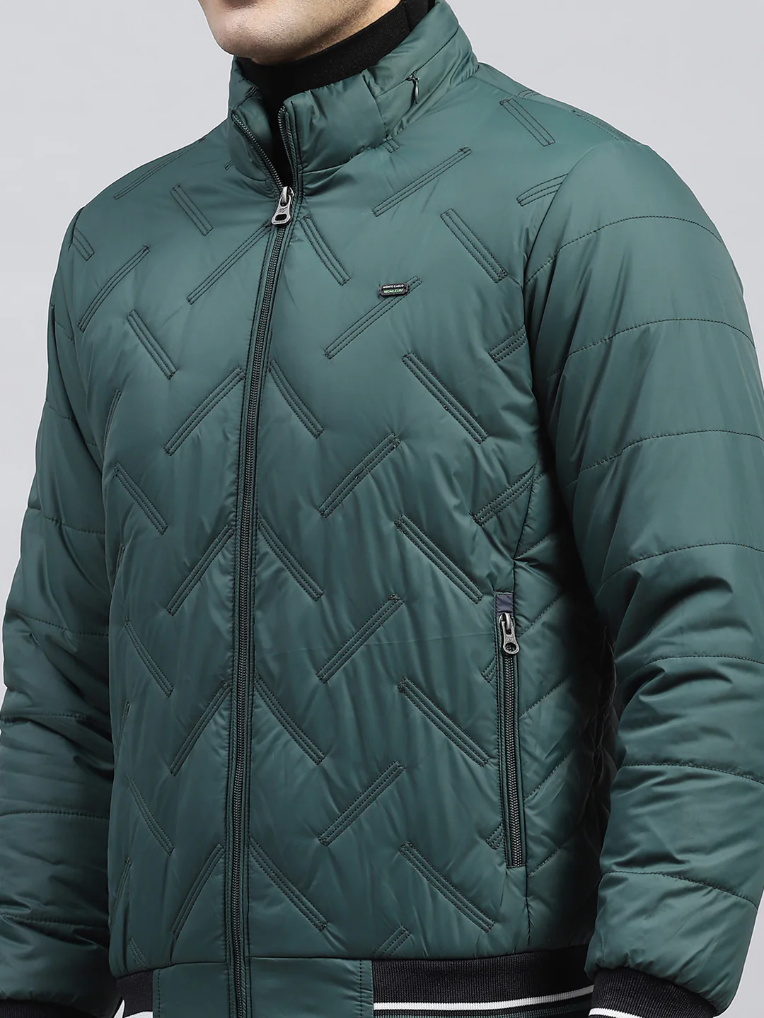 Men Green Solid Detachable Hood Full Sleeve Jacket - Image 7