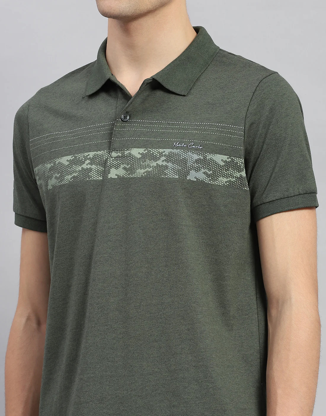 Men Green Solid Half Sleeve Lower Set - Image 7