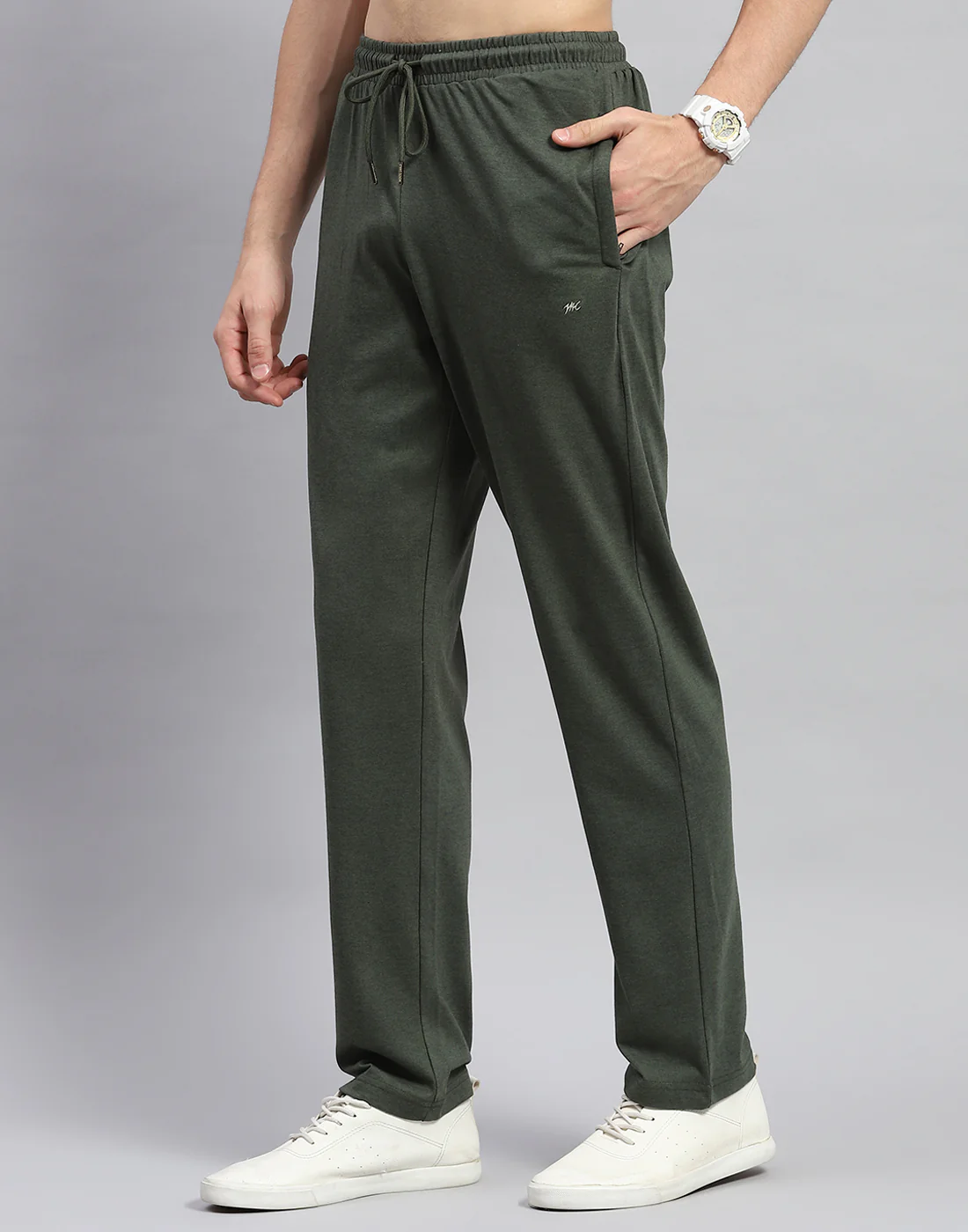 Men Green Solid Half Sleeve Lower Set - Image 8