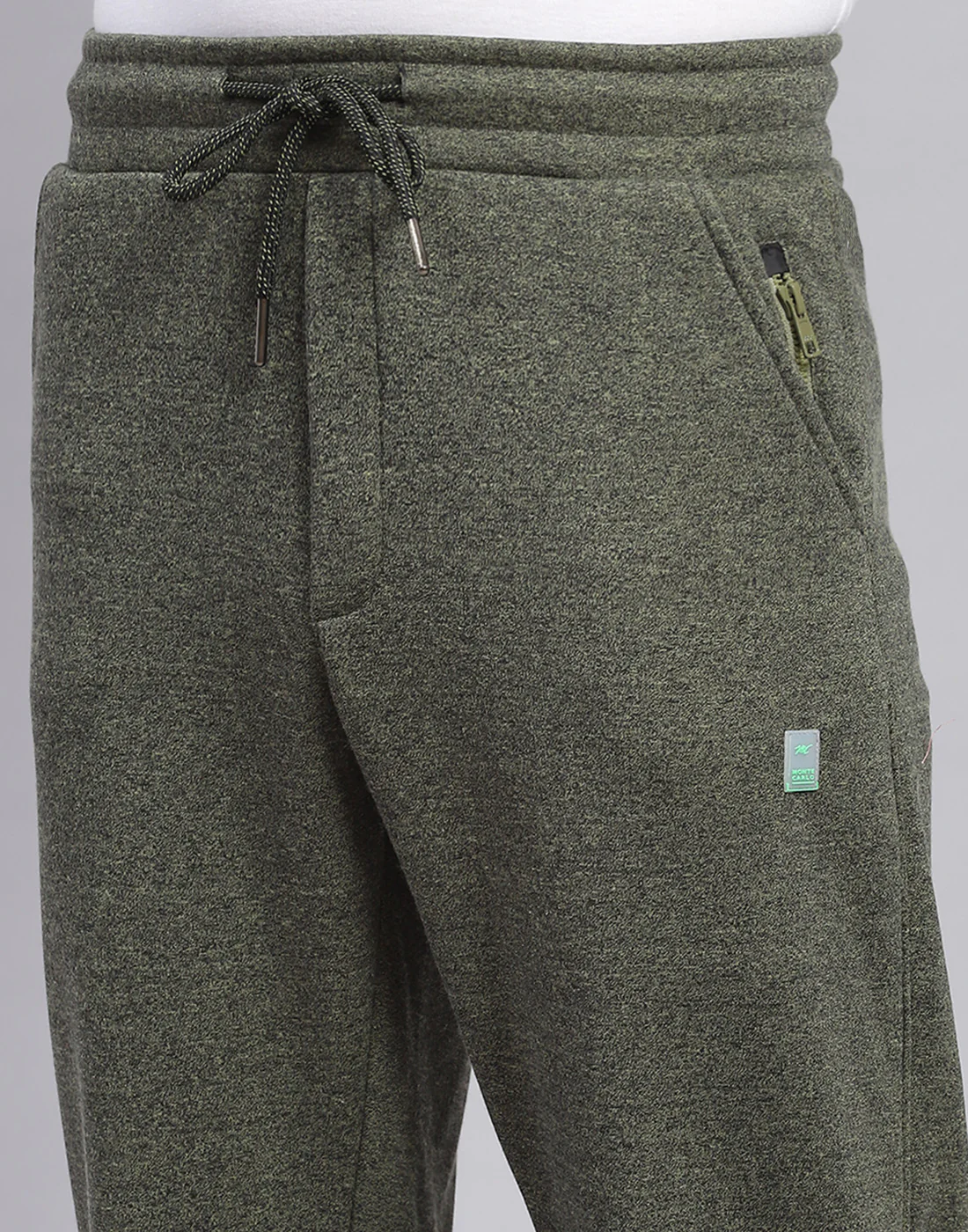 Men Green Solid Regular Fit Winter Lower - Image 6