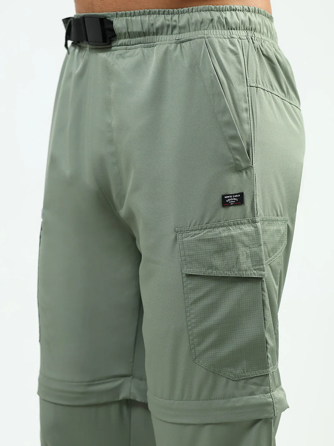 Men Green Solid Regular Fit Lower - Image 7