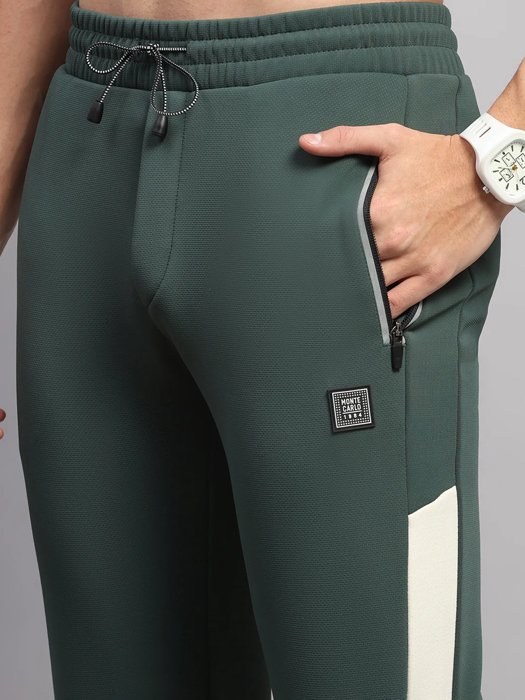 Men Green Solid Regular Fit Winter Lower - Image 6