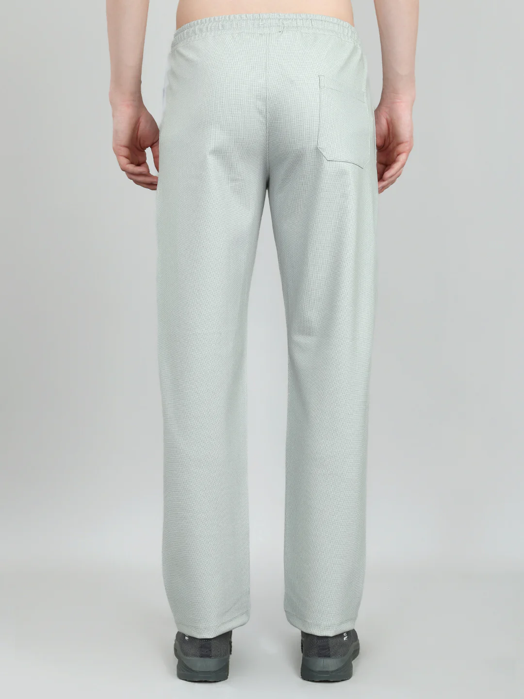 Men Grey Polka Dots Regular Fit Lower - Image 6