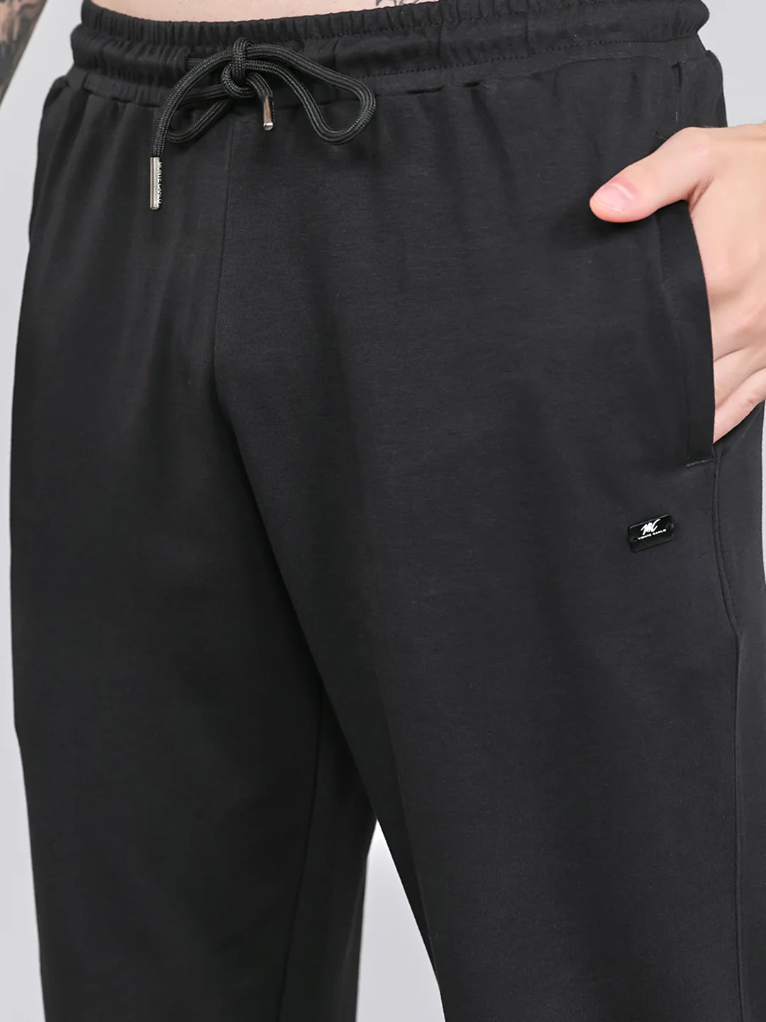 Men Grey Printed Collar Half Sleeve Lower Set - Image 6