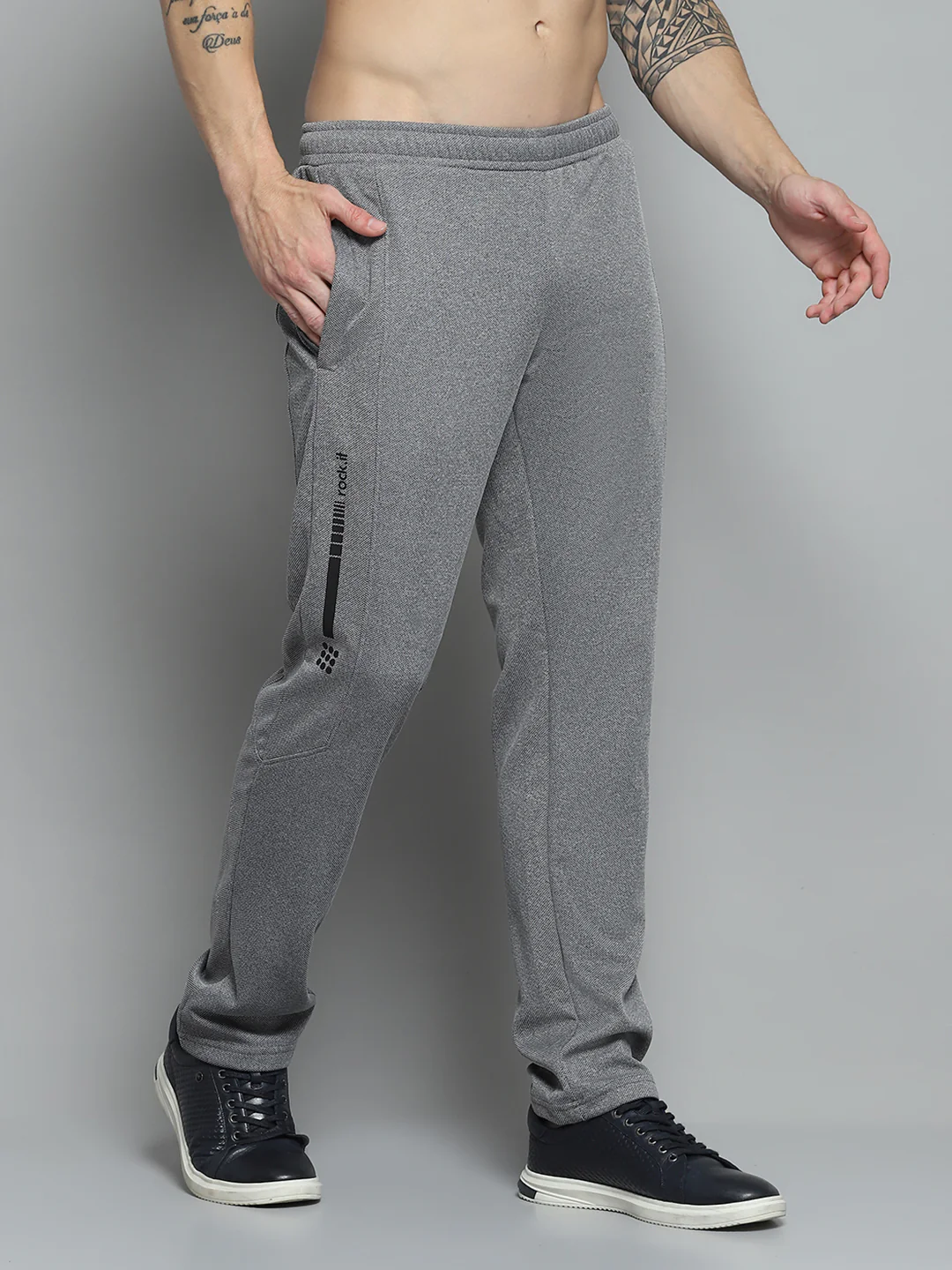 Rock.it Men Grey Printed Lower - Image 4