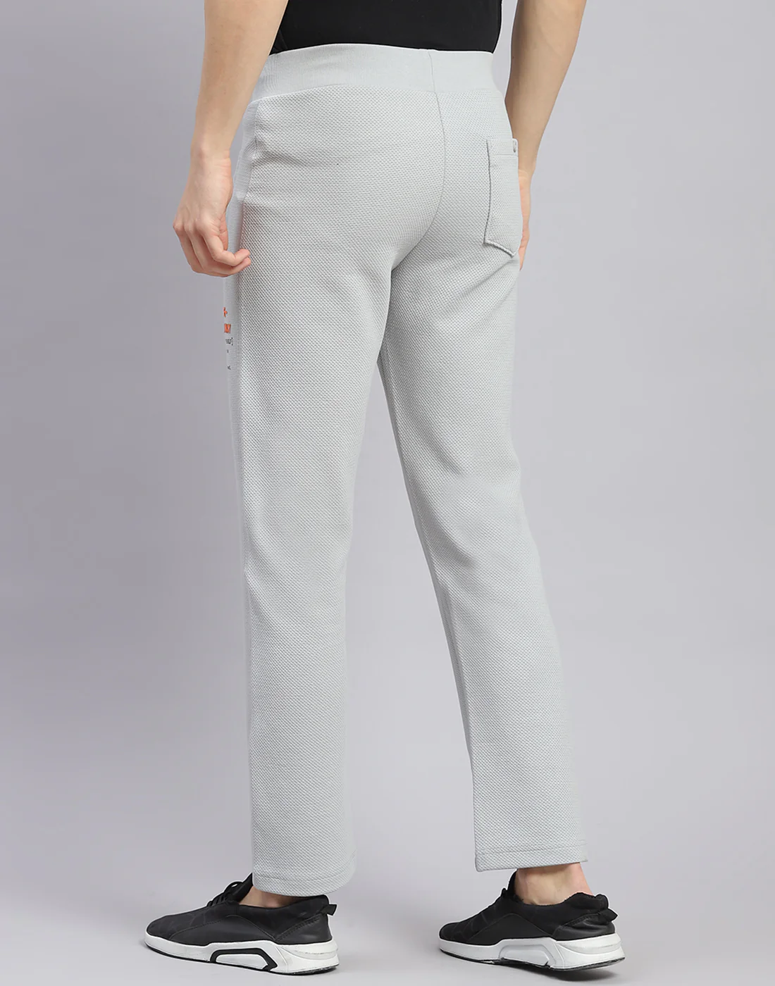 Men Grey Printed Regular Fit Winter Lower - Image 6