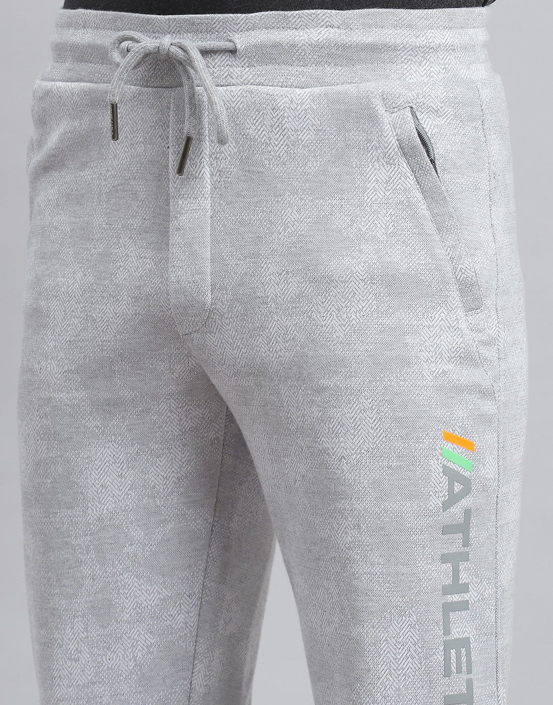 Men Grey Printed Regular Fit Winter Lower - Image 6