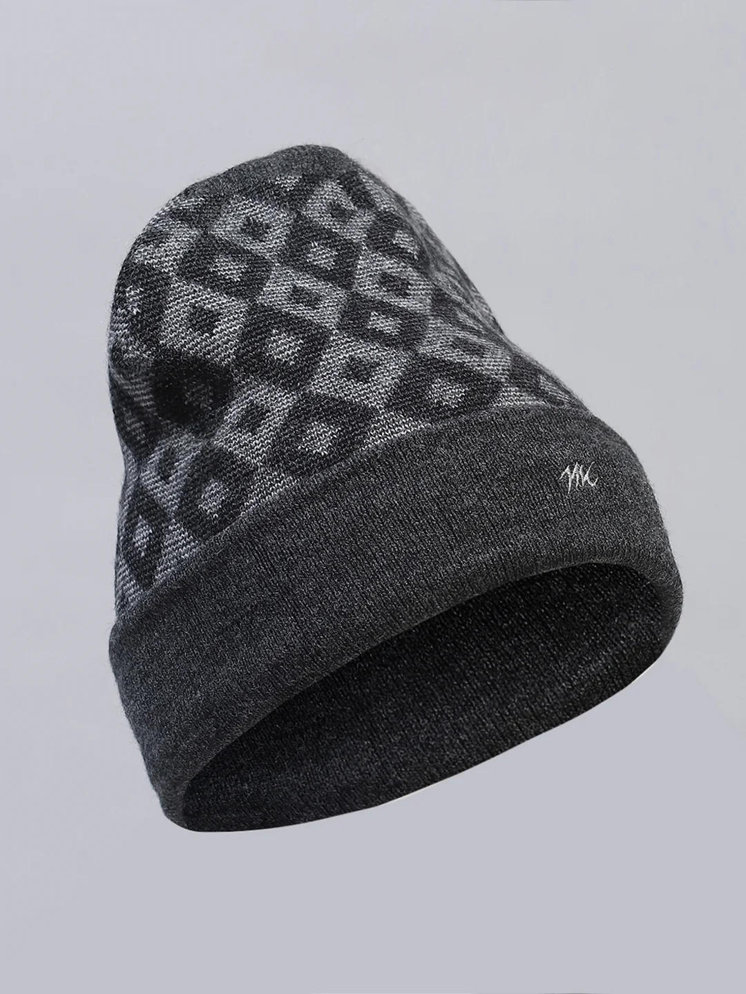 Men Grey Self Design Cap - Image 5