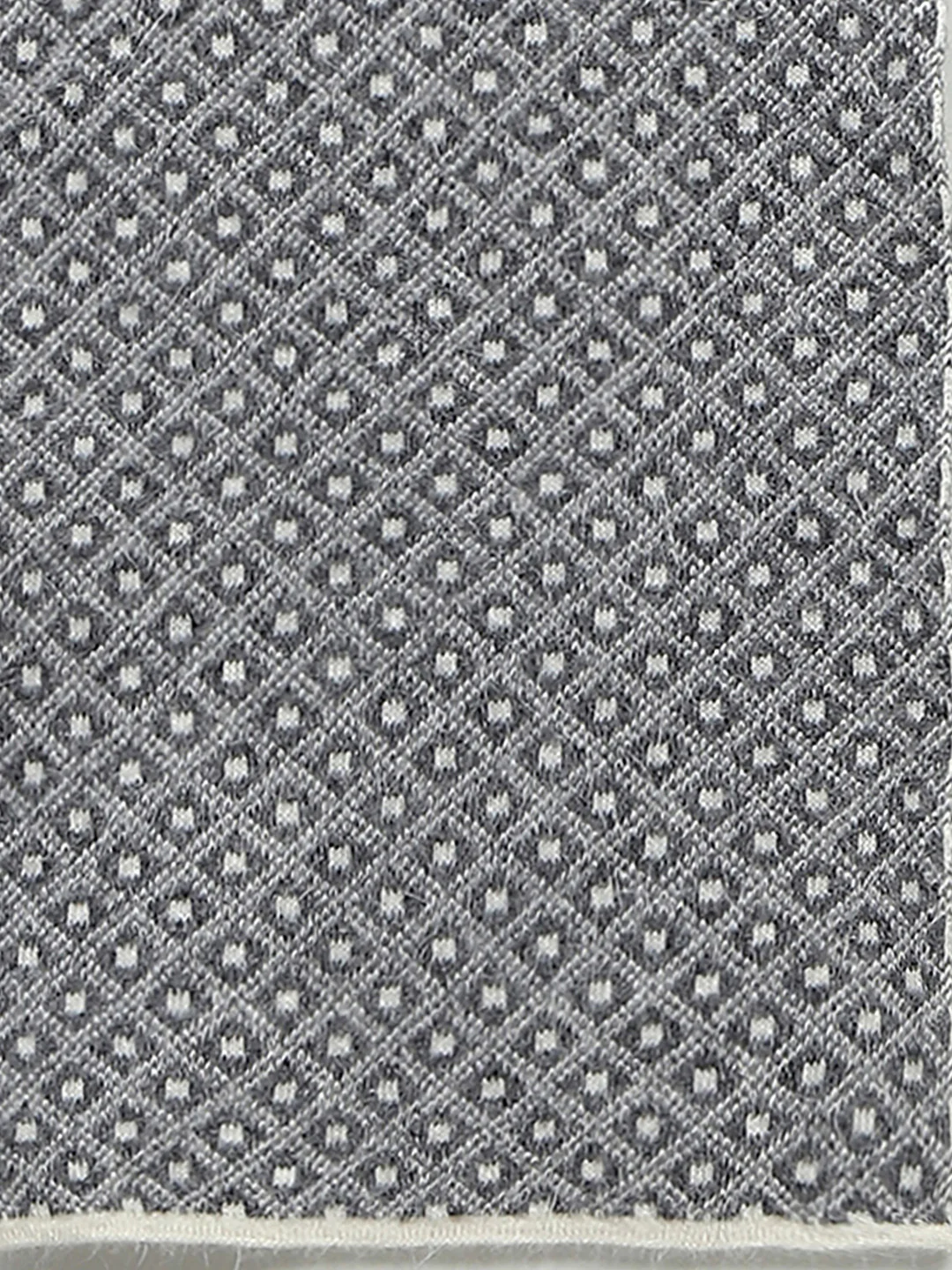Men Grey Self Design Muffler - Image 6